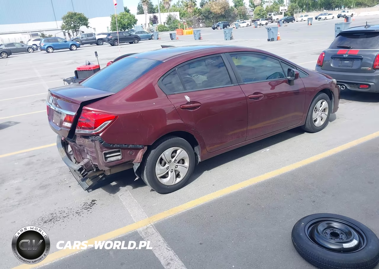 2015 Honda Civic Lx VIN:19XFB2F52FE267966 - 4