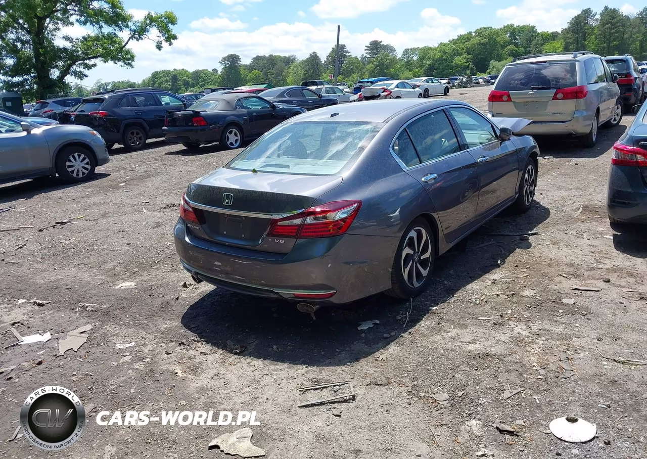 2017 Honda Accord Ex-L V6 VIN:1HGCR3F87HA037734 - 4