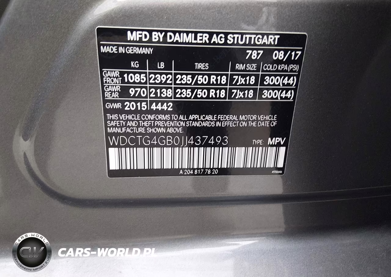 2018 Mercedes-Benz Gla 250 4Matic VIN:WDCTG4GB0JJ437493 - 9