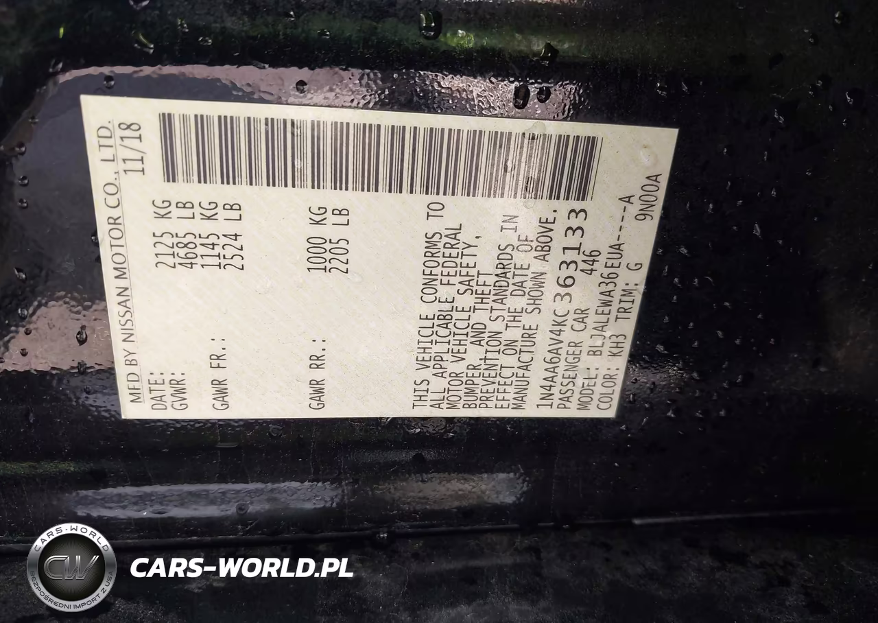 2019 Nissan Maxima 3.5 Sl VIN:1N4AA6AV4KC363133 - 9