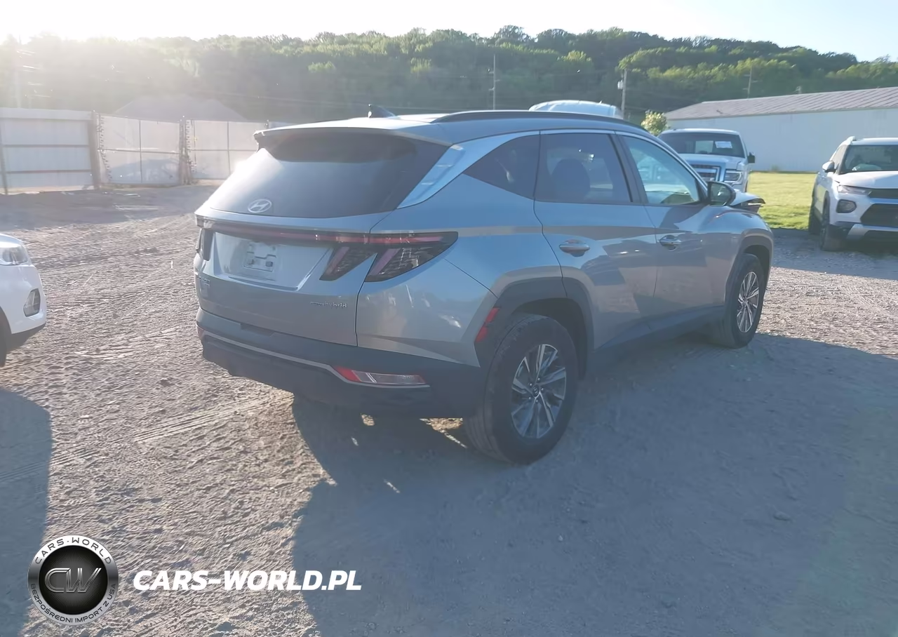 2022 Hyundai Tucson Hybrid Blue VIN:KM8JBCA14NU014051 - 4