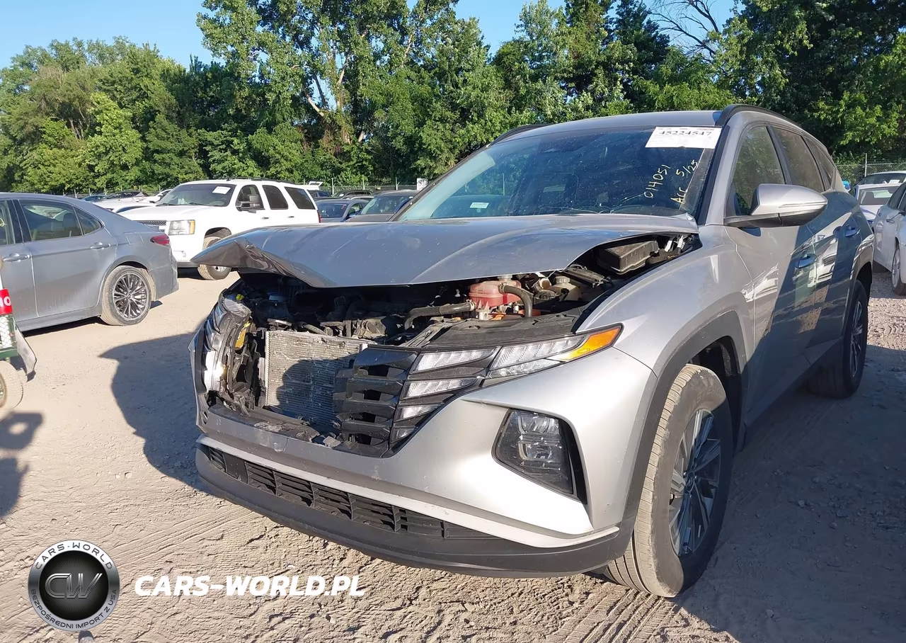 2022 Hyundai Tucson Hybrid Blue VIN:KM8JBCA14NU014051 - 6