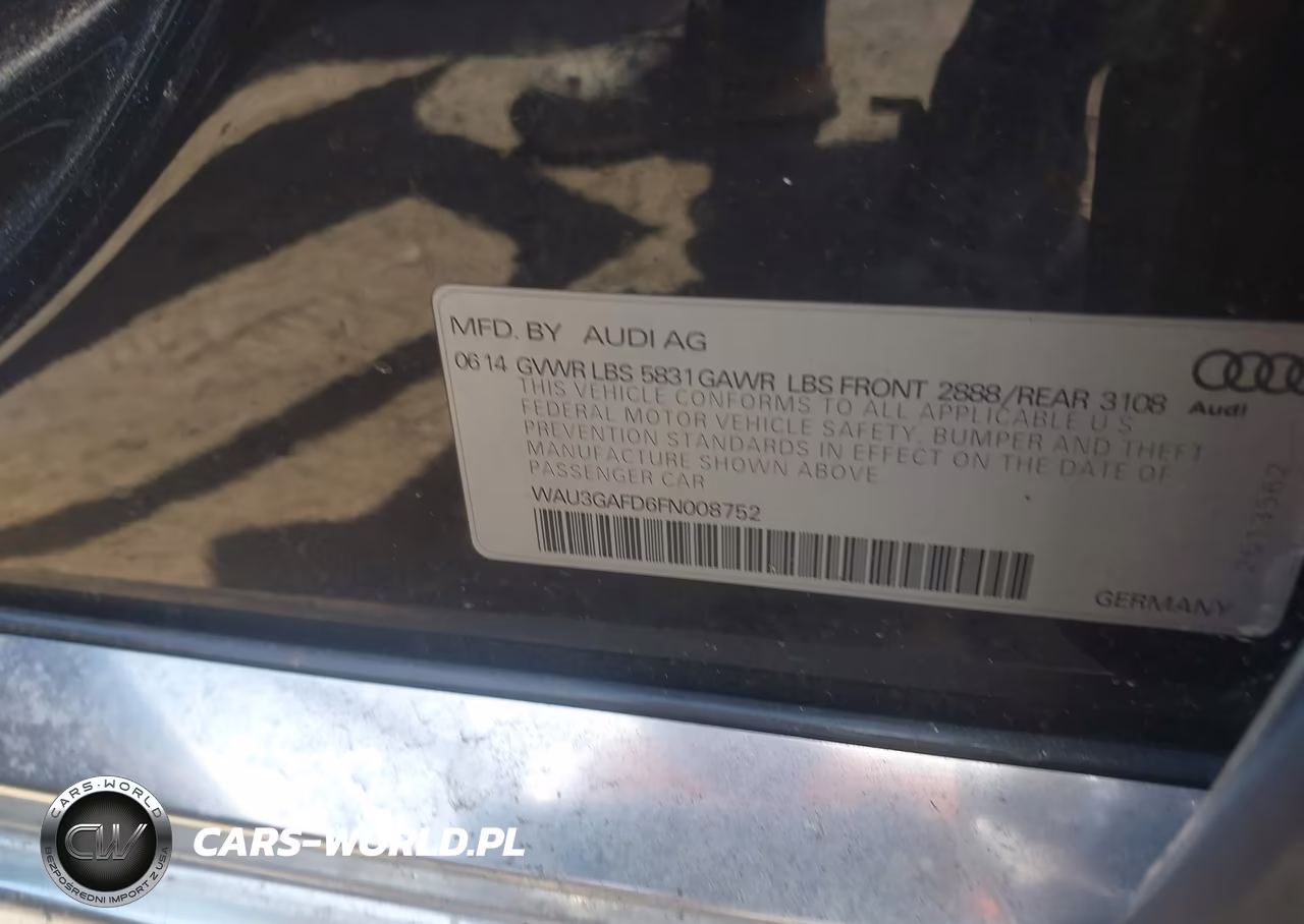 2015 Audi A8 L 3.0T VIN:WAU3GAFD6FN008752 - 9