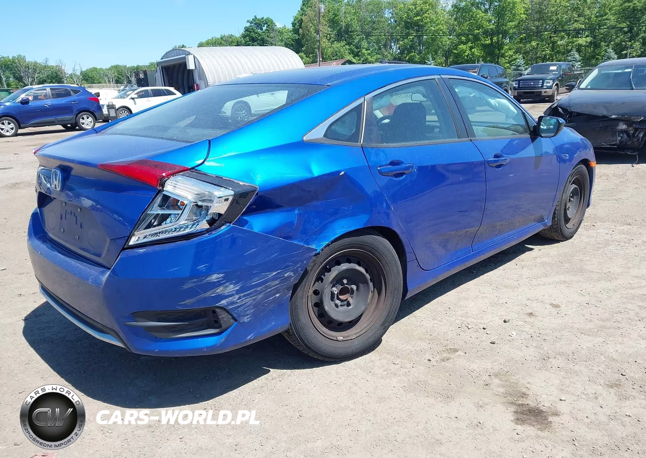 2019 Honda Civic Lx VIN:2HGFC2F68KH543606 - 4