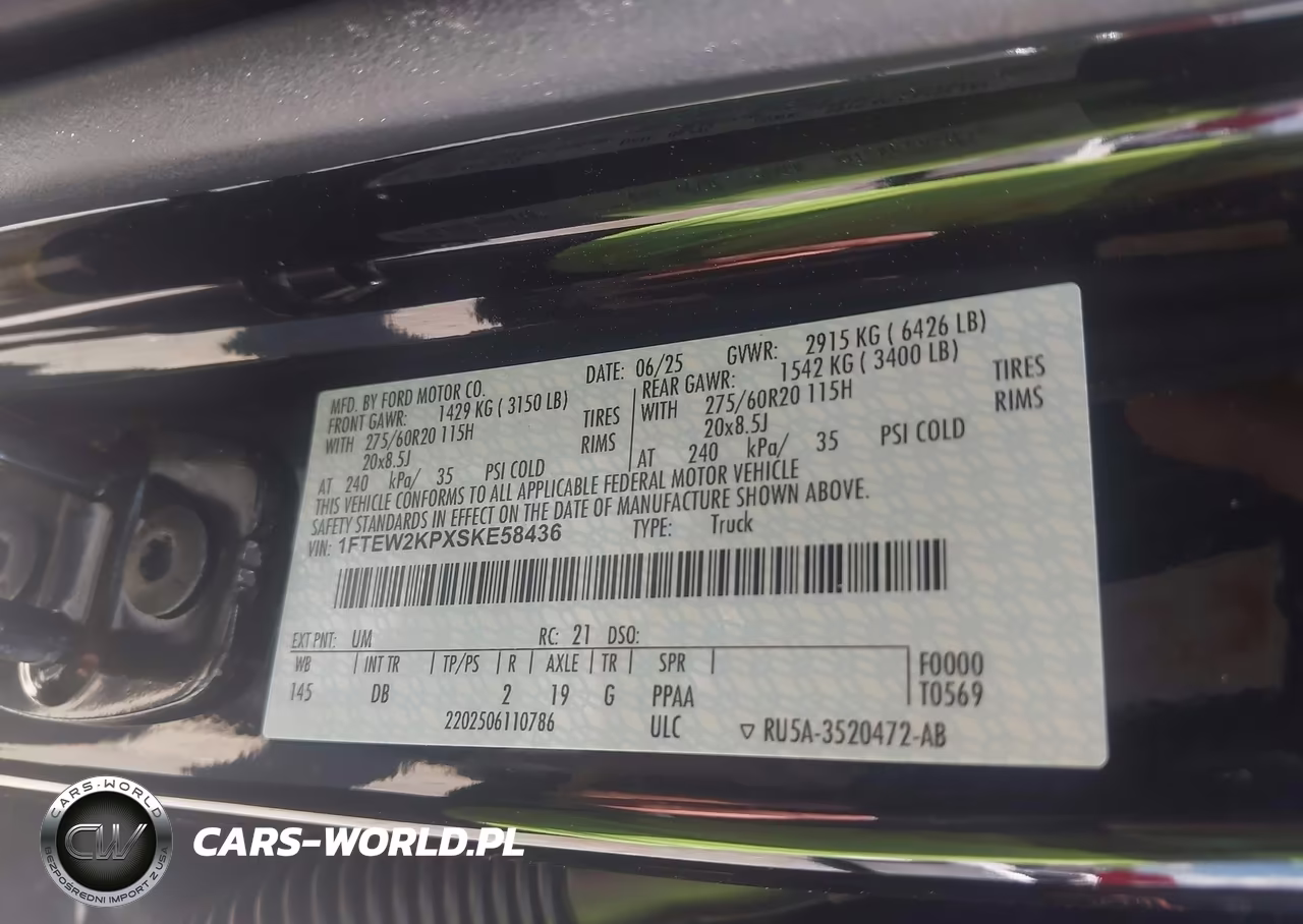 2025 Ford F-150 Stx VIN:1FTEW2KPXSKE58436 - 9