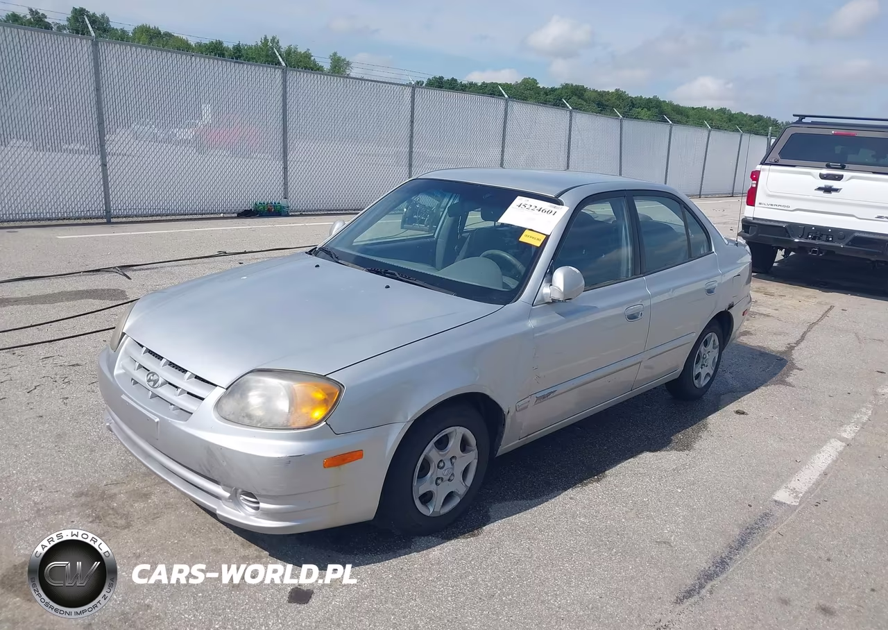 2005 Hyundai Accent Gls VIN:KMHCG45C15U636859 - 2