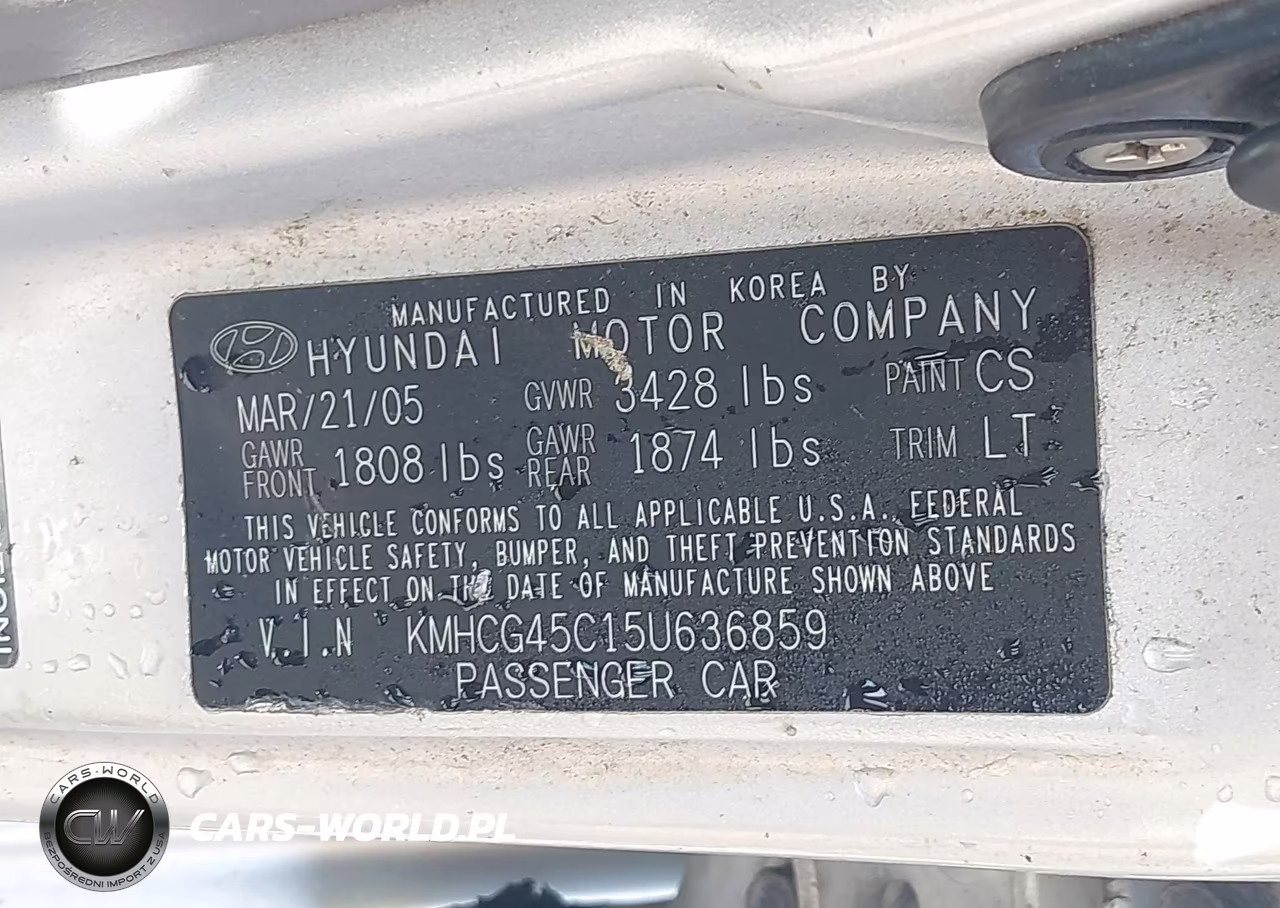 2005 Hyundai Accent Gls VIN:KMHCG45C15U636859 - 9