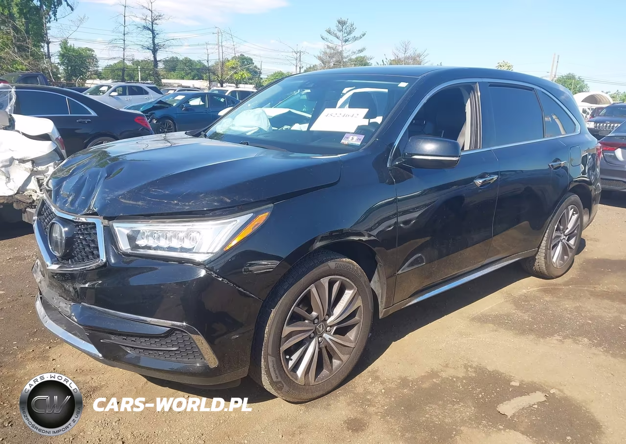 2019 Acura Mdx Tech Pkg VIN:5J8YD4H5XKL027658 - 2