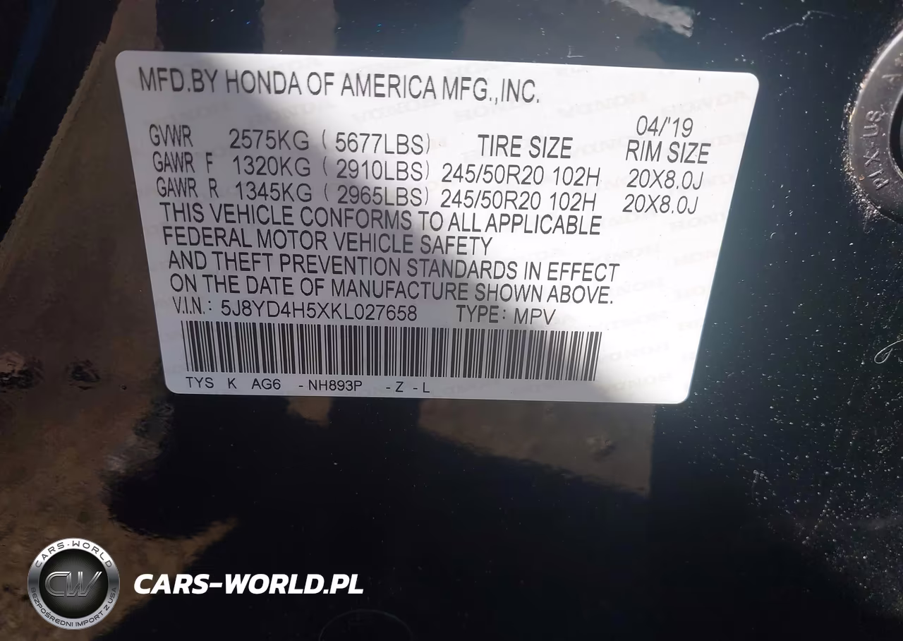 2019 Acura Mdx Tech Pkg VIN:5J8YD4H5XKL027658 - 9