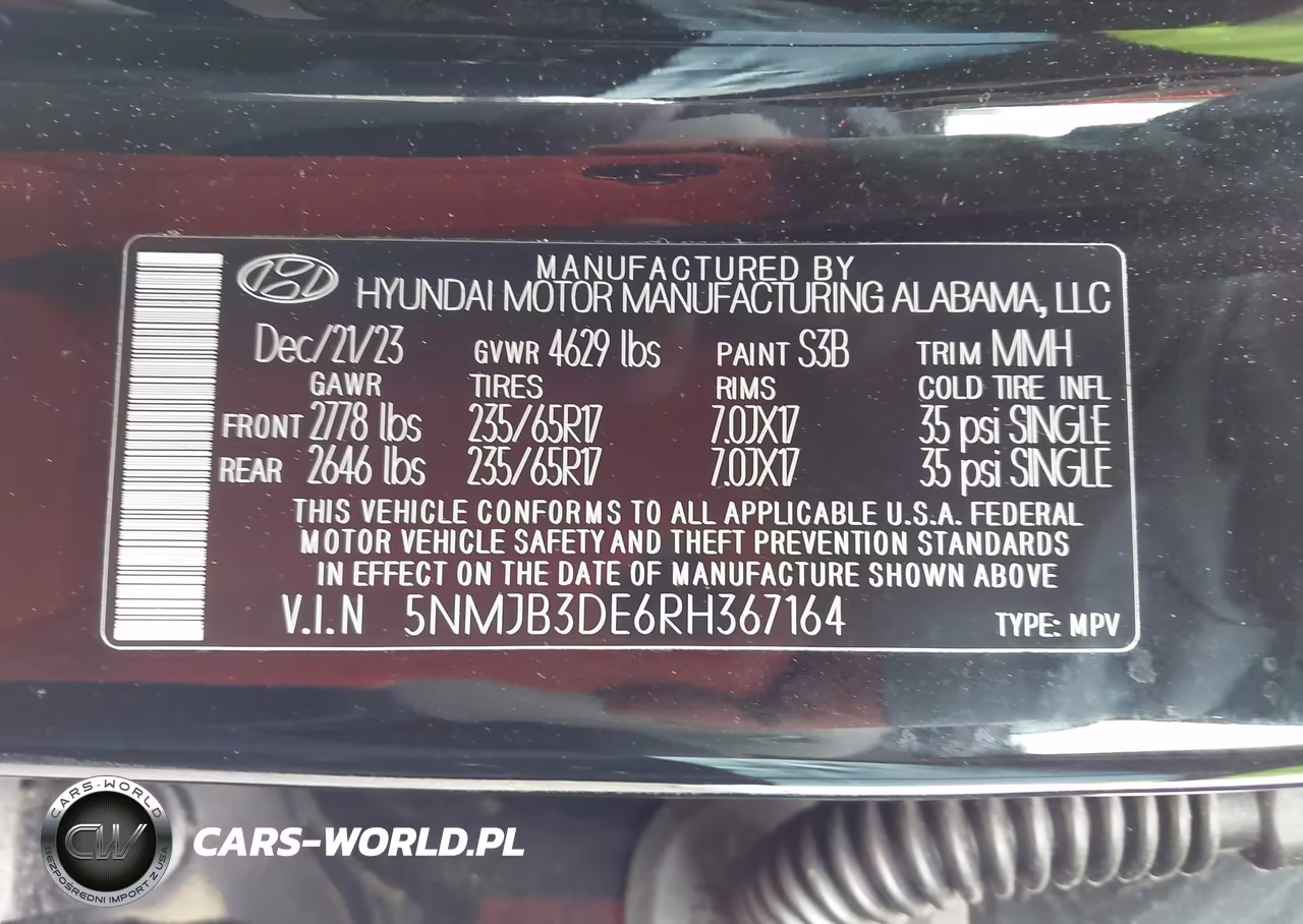 2024 Hyundai Tucson Sel VIN:5NMJB3DE6RH367164 - 9