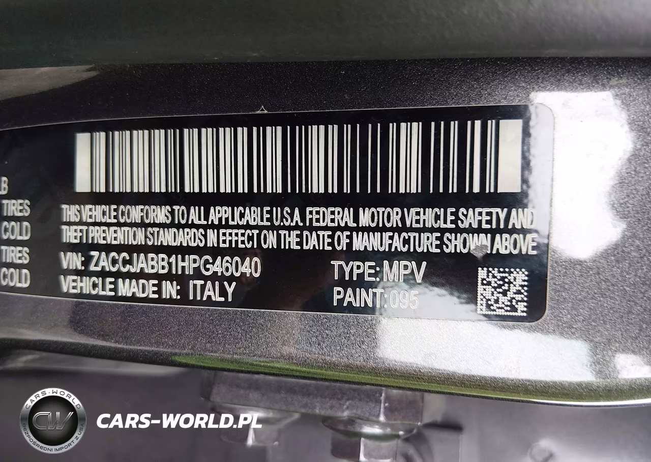 2017 Jeep Renegade Latitude Fwd VIN:ZACCJABB1HPG46040 - 9