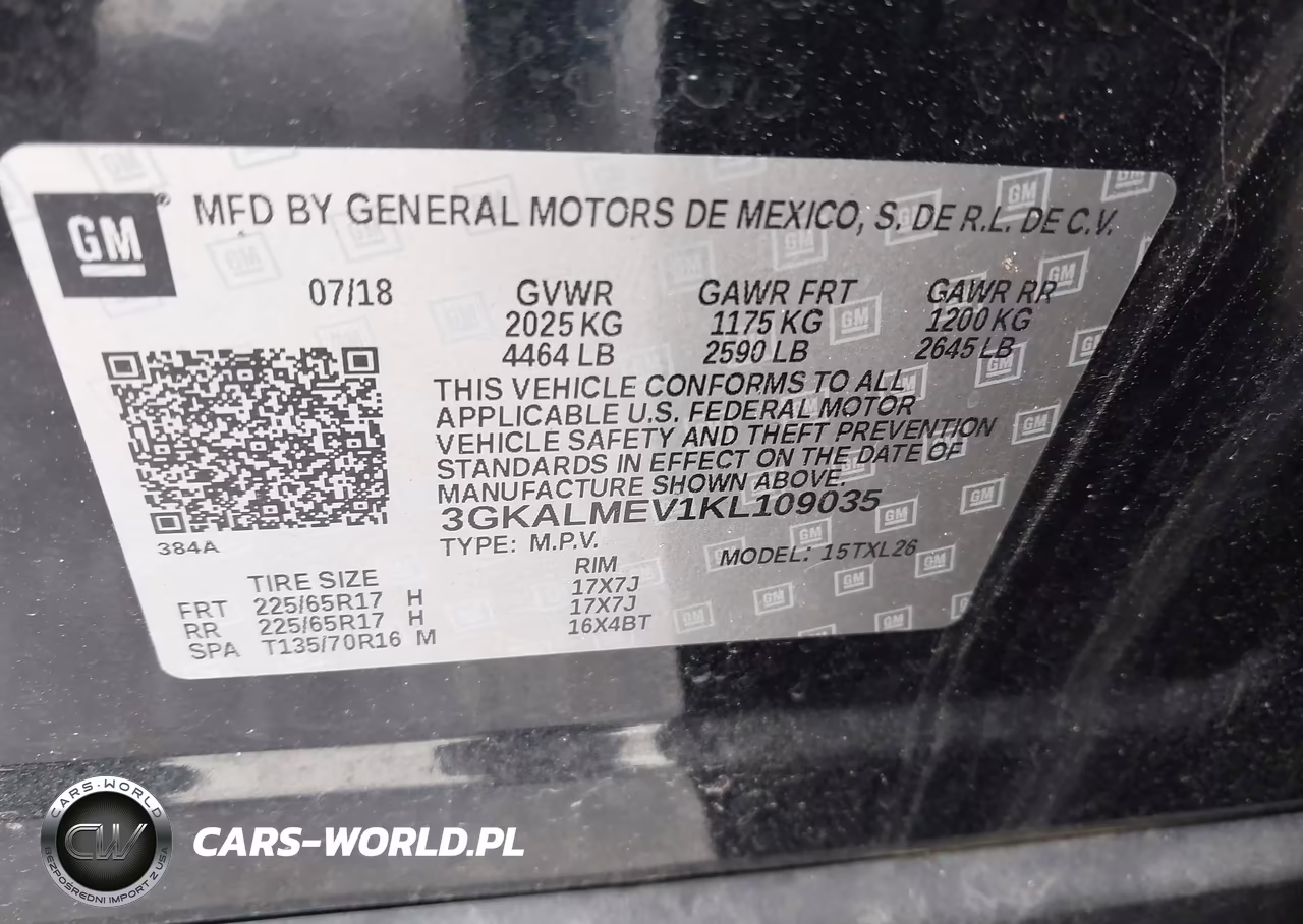 2019 GMC Terrain Sle VIN:3GKALMEV1KL109035 - 9