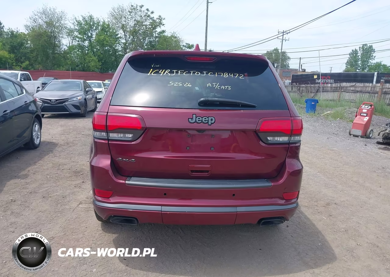 2018 Jeep Grand Cherokee High Altitude 4X4 VIN:1C4RJFCT0JC178472 - 16