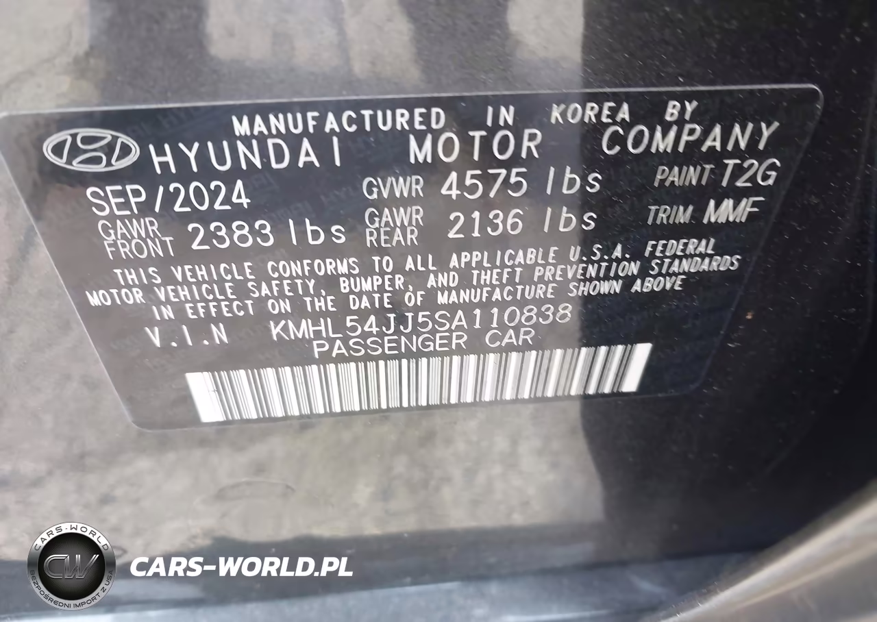 2025 Hyundai Sonata Hybrid Limited VIN:KMHL54JJ5SA110838 - 9