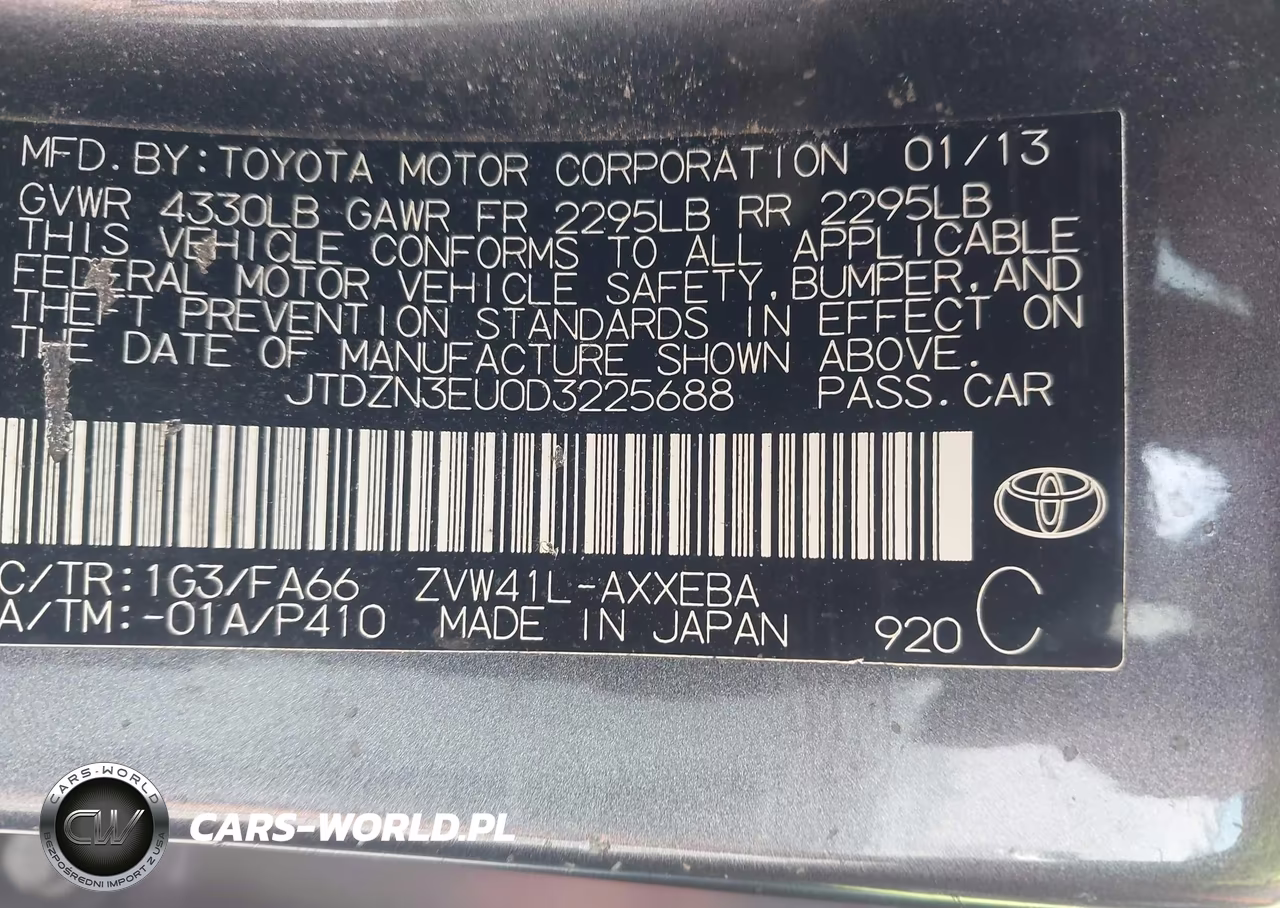 2013 Toyota Prius V Three VIN:JTDZN3EU0D3225688 - 9