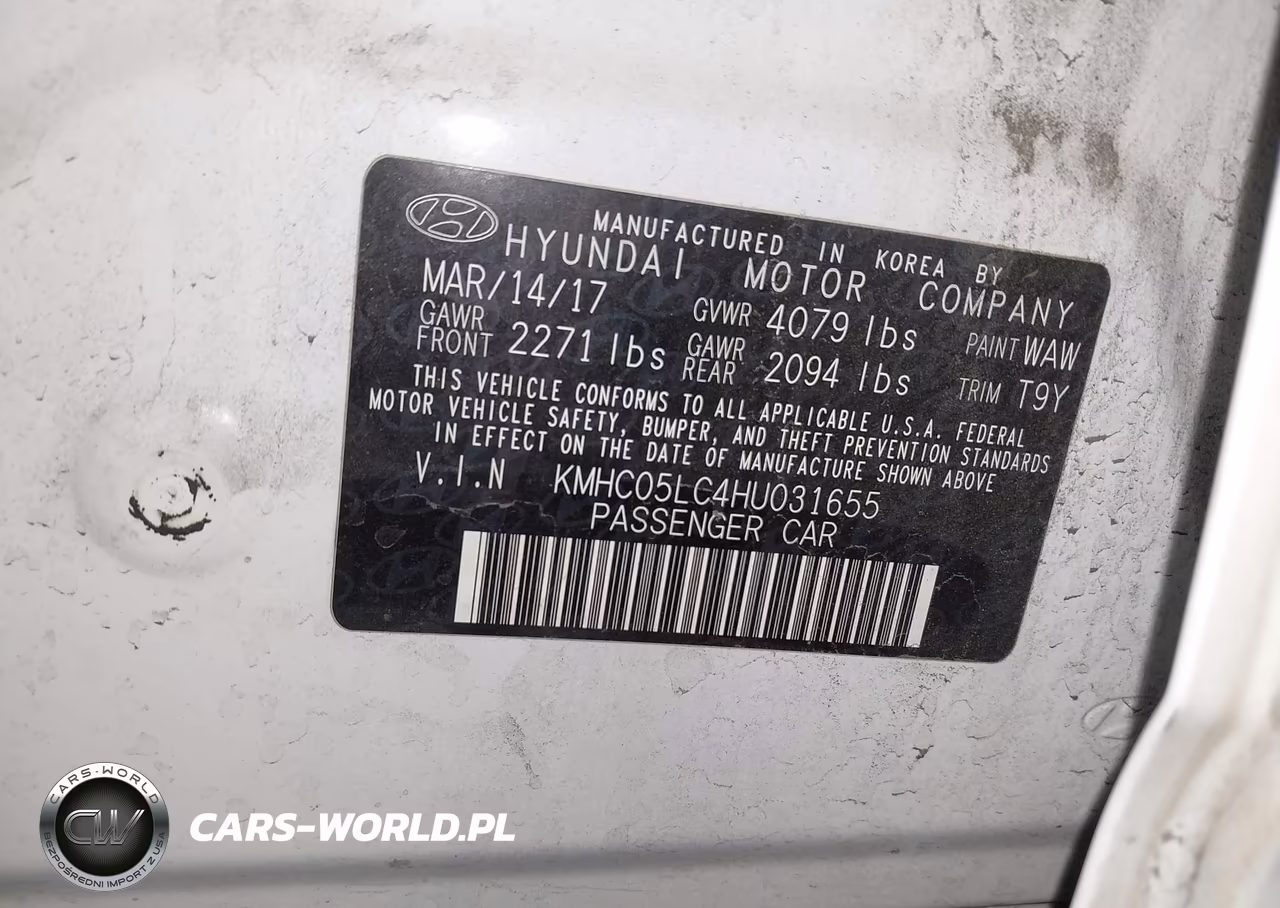 2017 Hyundai Ioniq Hybrid Limited VIN:KMHC05LC4HU031655 - 9