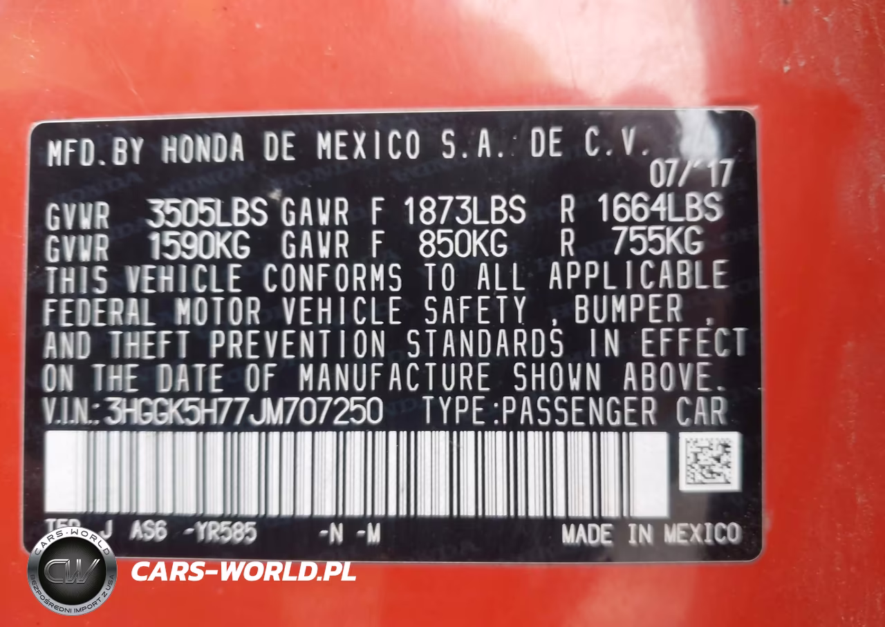 2018 Honda Fit Sport VIN:3HGGK5H77JM707250 - 9