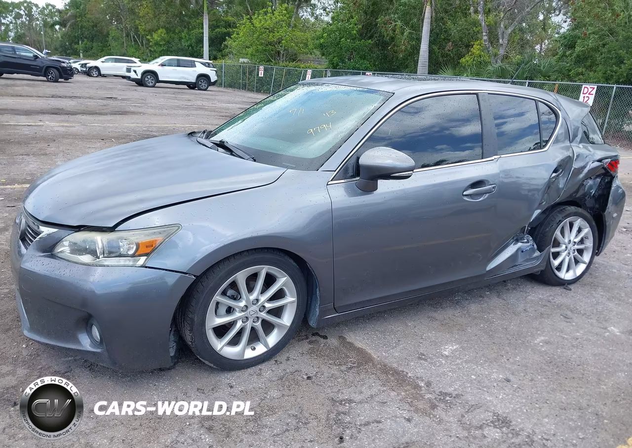 2013 Lexus Ct 200H VIN:JTHKD5BH9D2169794 - 2