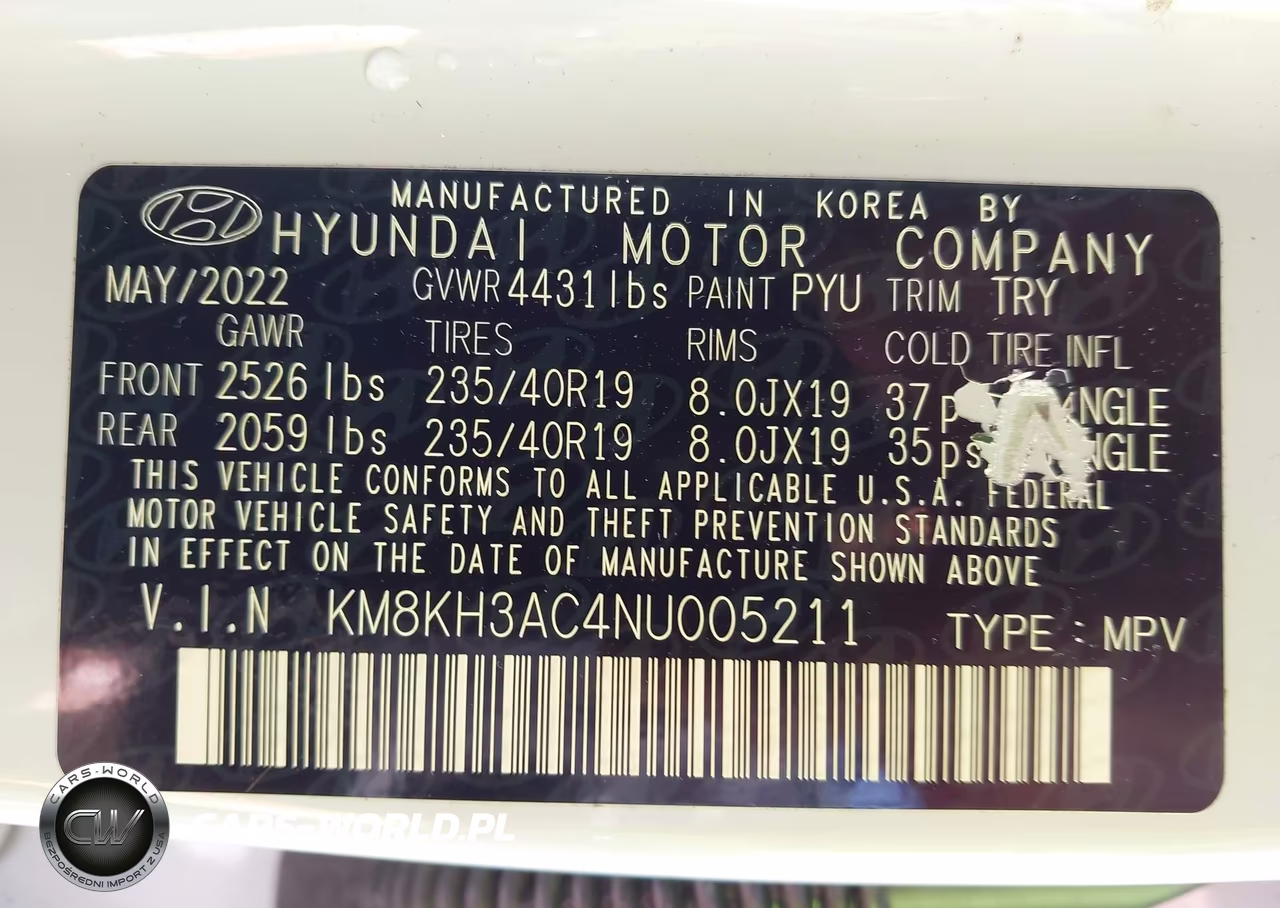 2022 Hyundai Kona N VIN:KM8KH3AC4NU005211 - 9