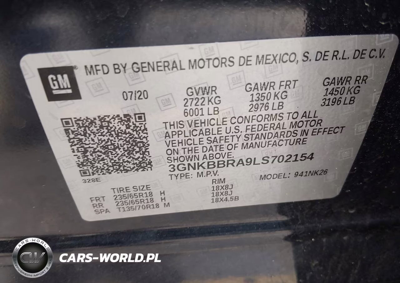 2020 Chevrolet Blazer Fwd 1Lt VIN:3GNKBBRA9LS702154 - 9