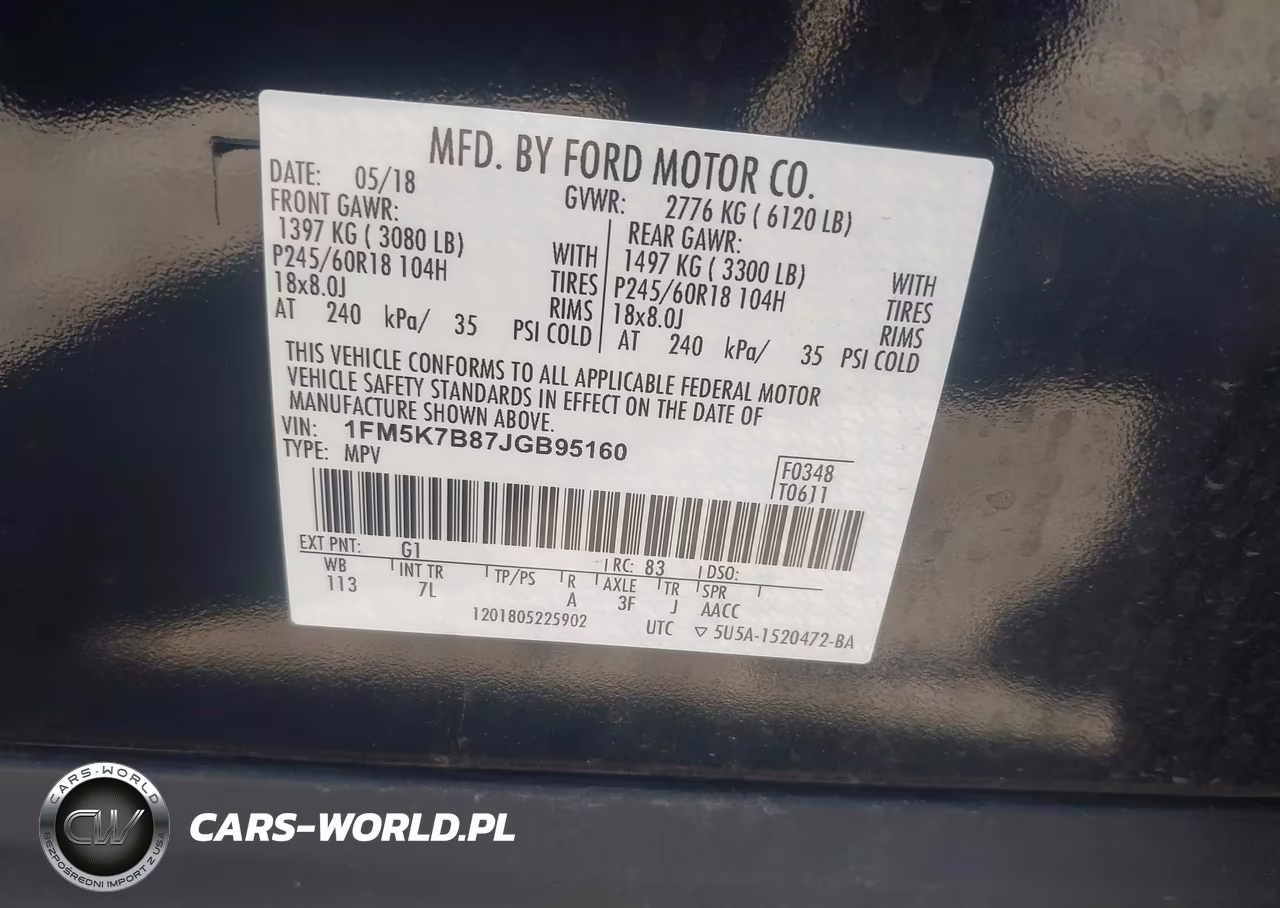 2018 Ford Explorer VIN:1FM5K7B87JGB95160 - 9