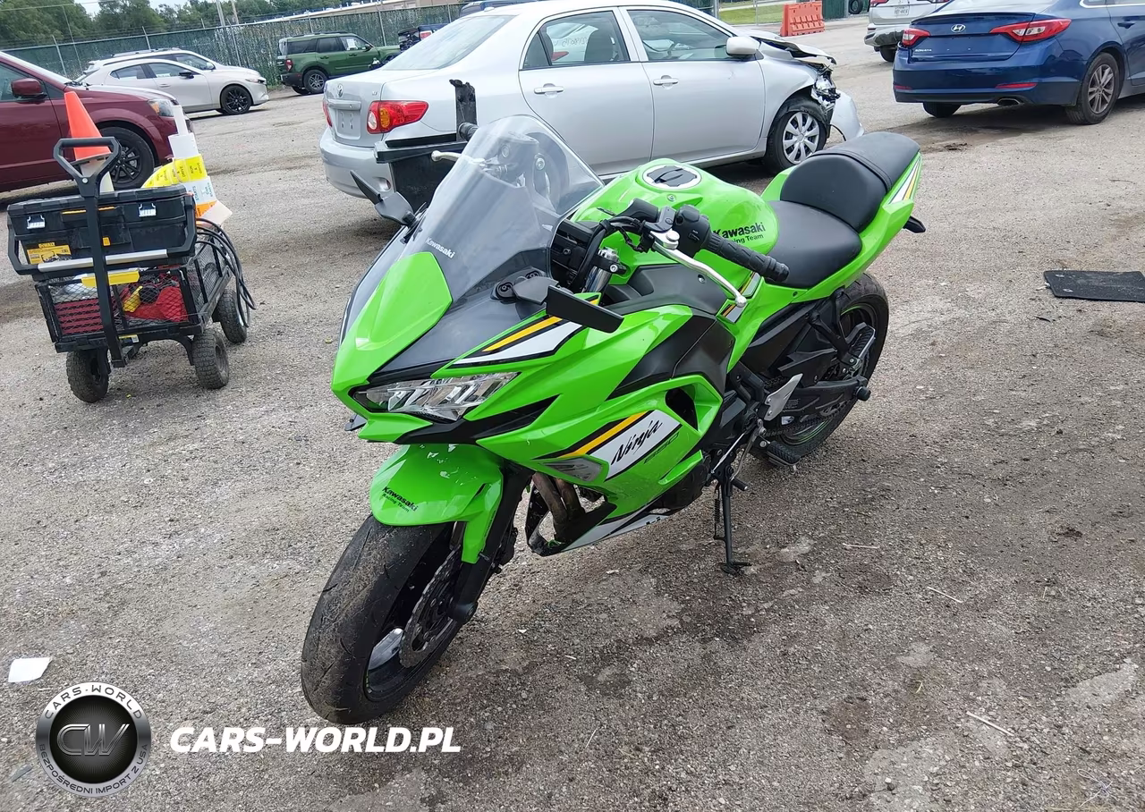 2025 Kawasaki Ex650 P VIN:ML5EXEP18SDAE7424 - 2