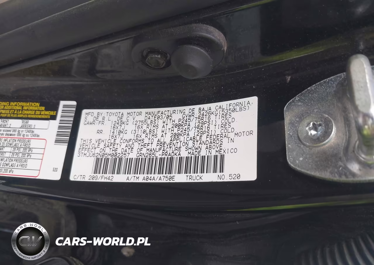 2005 Toyota Tacoma Prerunner V6 VIN:3TMJU62N05M002257 - 9