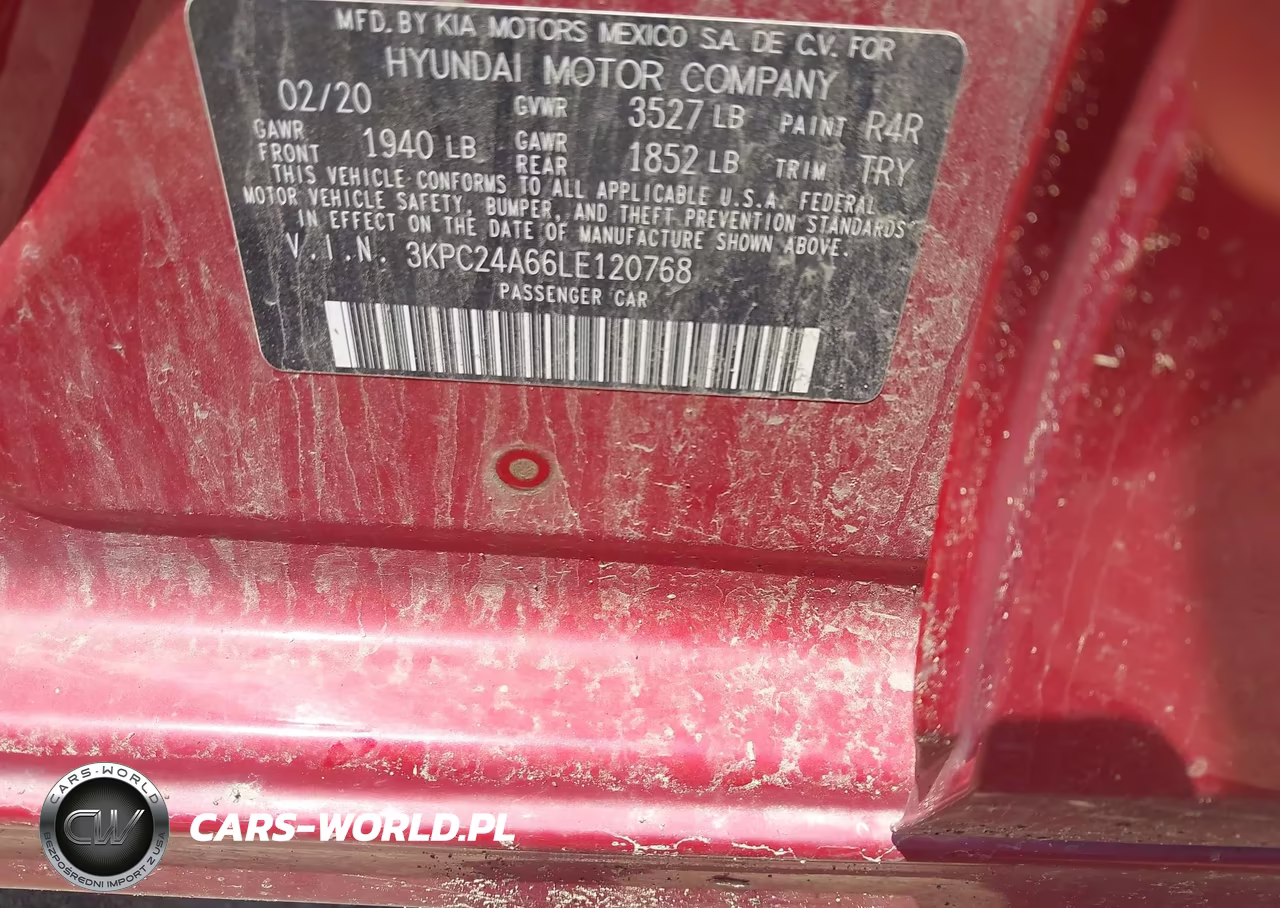 2020 Hyundai Accent Se VIN:3KPC24A66LE120768 - 9