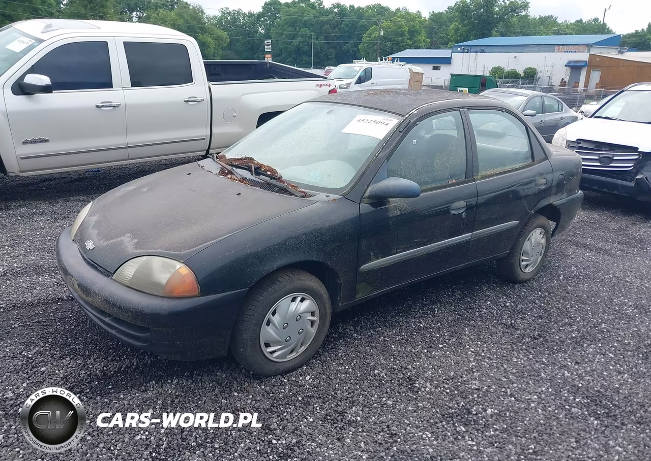 1998 Chevrolet Metro Lsi VIN:2C1MR5222W6706449 - 2
