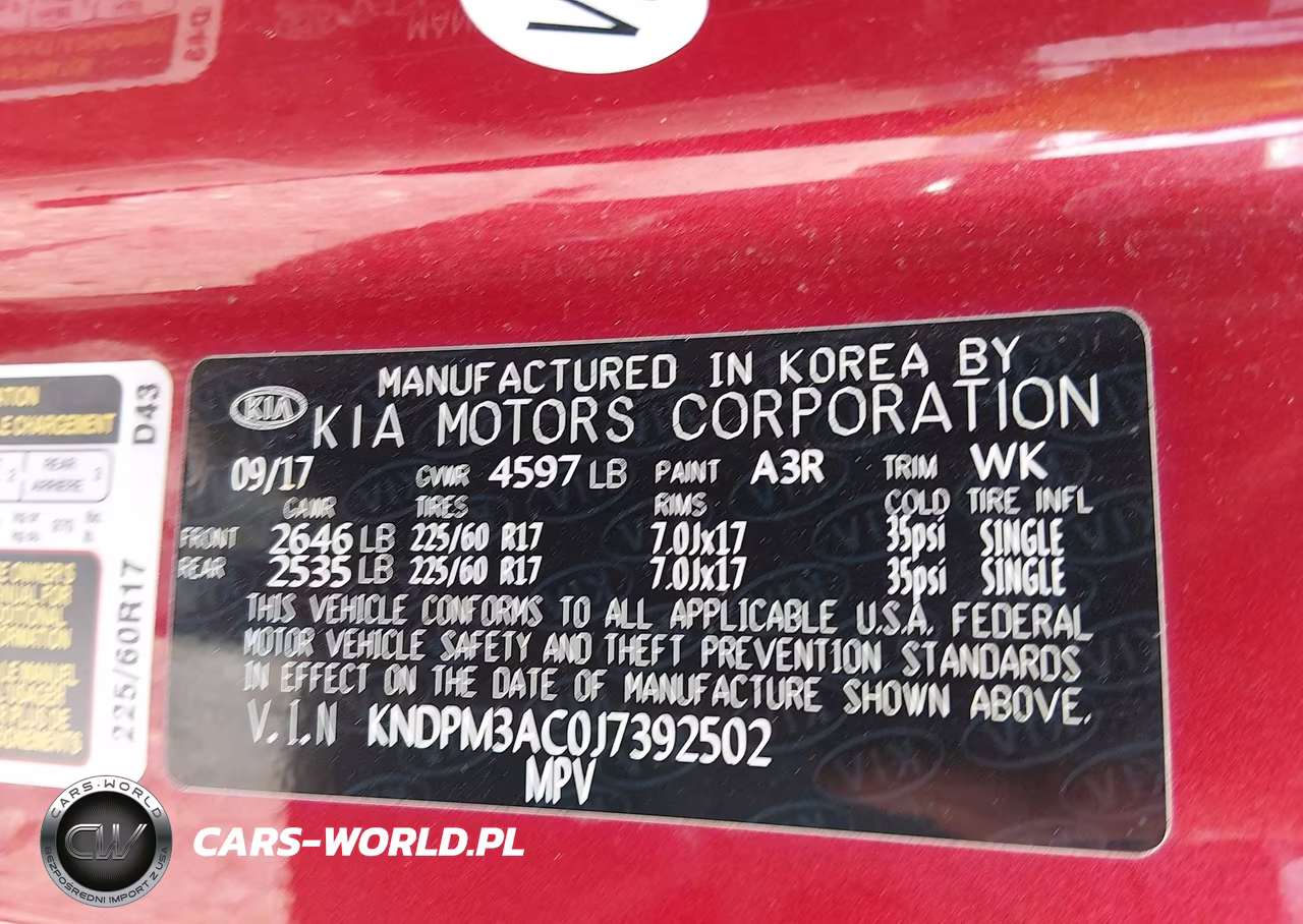 2018 Kia Sportage Lx VIN:KNDPM3AC0J7392502 - 9