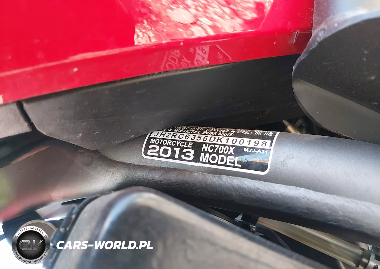 2013 Honda Nc700X VIN:JH2RC6355DK100198 - 10