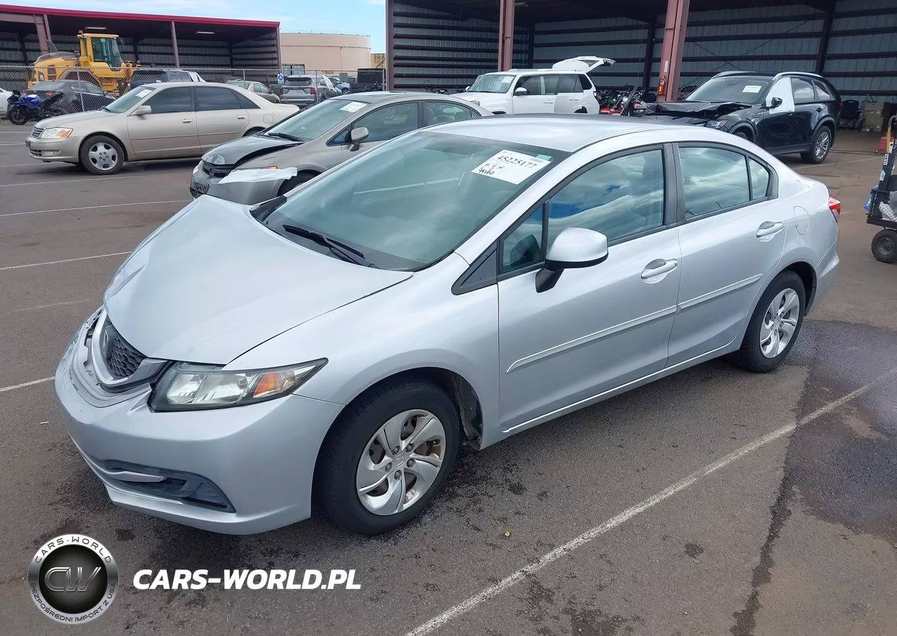 2013 Honda Civic Lx VIN:19XFB2F59DE025236 - 2