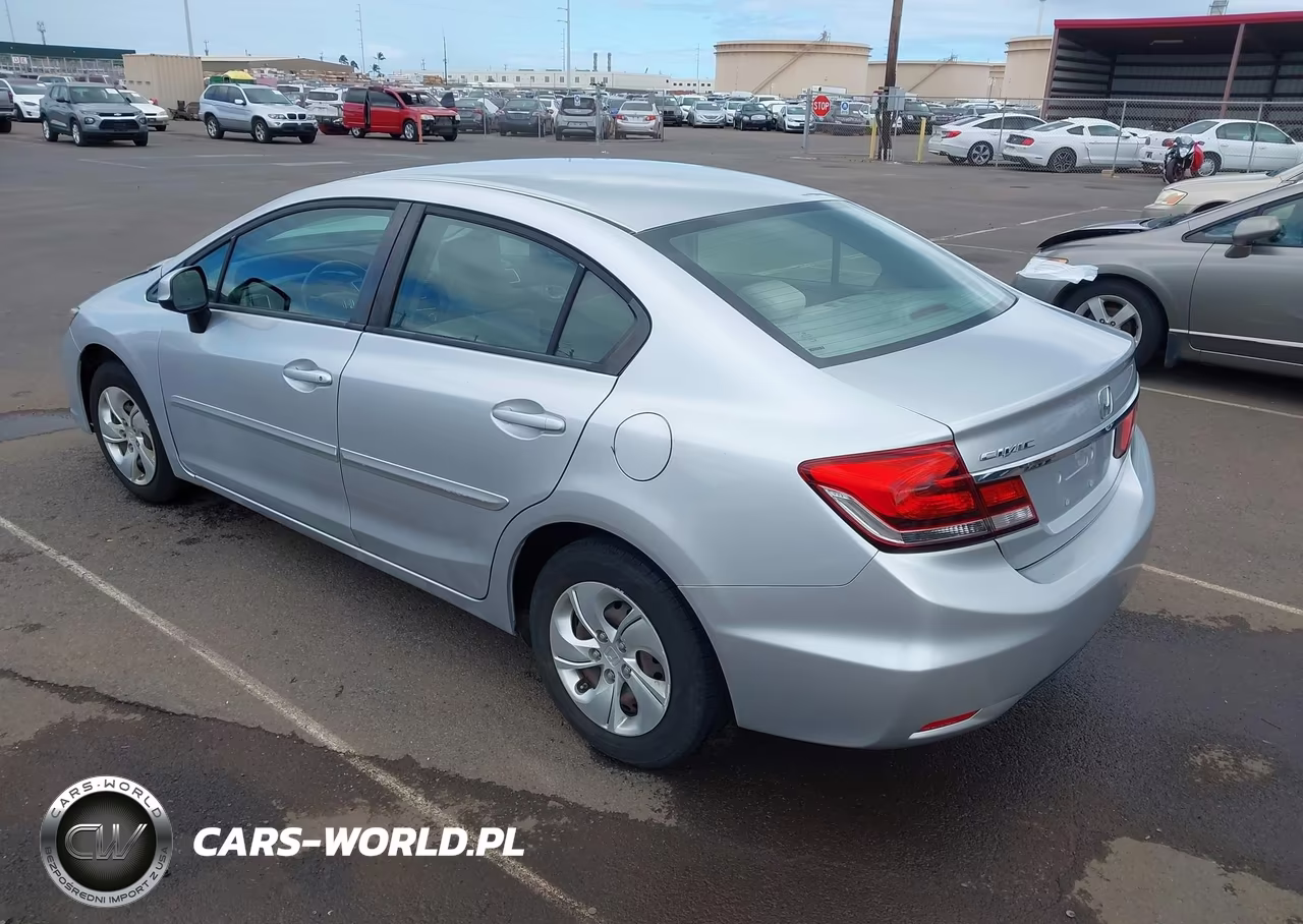 2013 Honda Civic Lx VIN:19XFB2F59DE025236 - 3