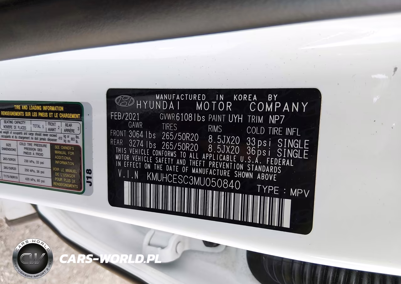 2021 Genesis Gv80 3.5T Awd VIN:KMUHCESC3MU050840 - 9