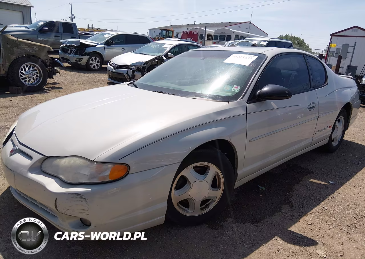 2003 Chevrolet Monte Carlo Ss VIN:2G1WX12K539419975 - 2