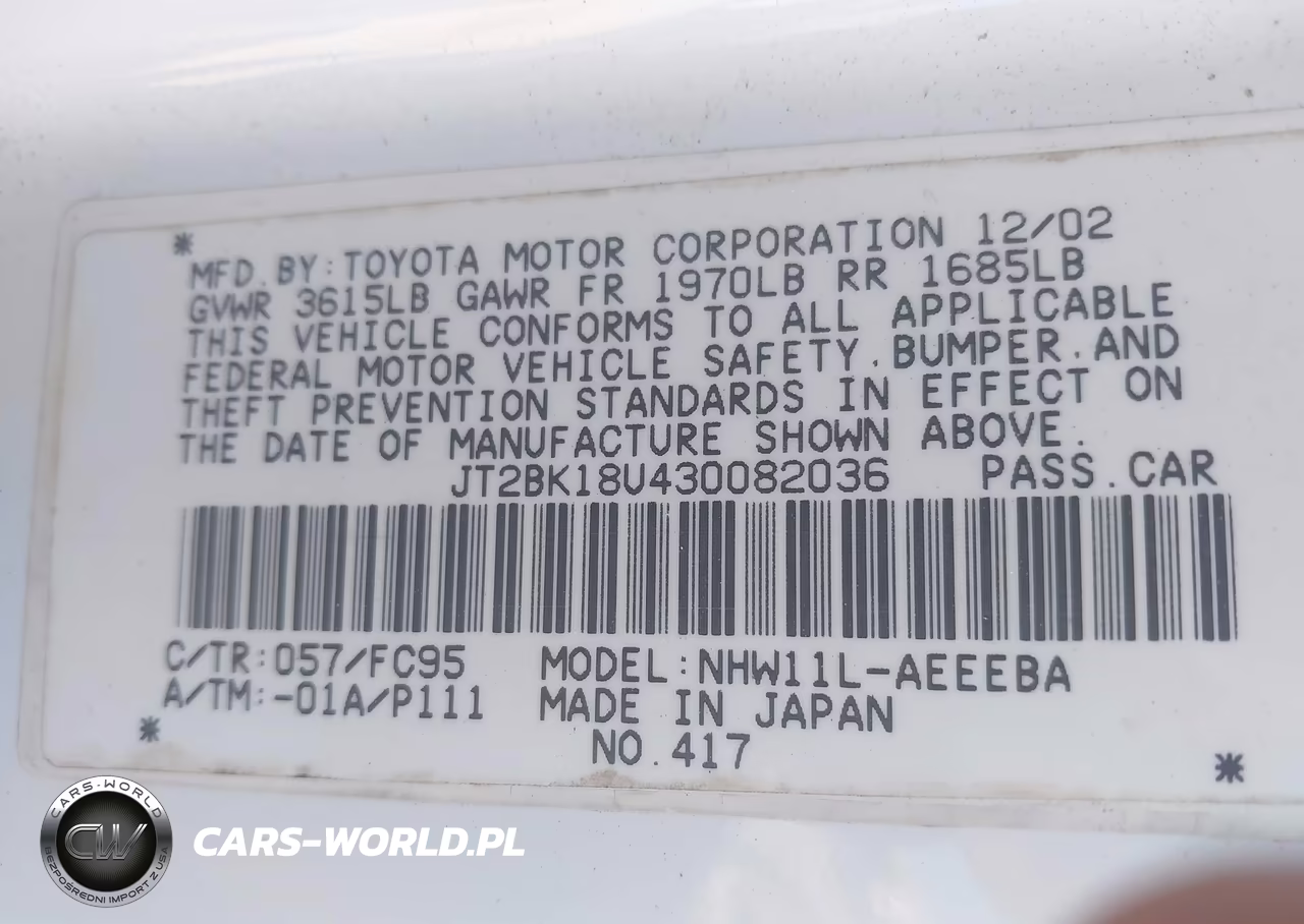 2003 Toyota Prius VIN:JT2BK18U430082036 - 9