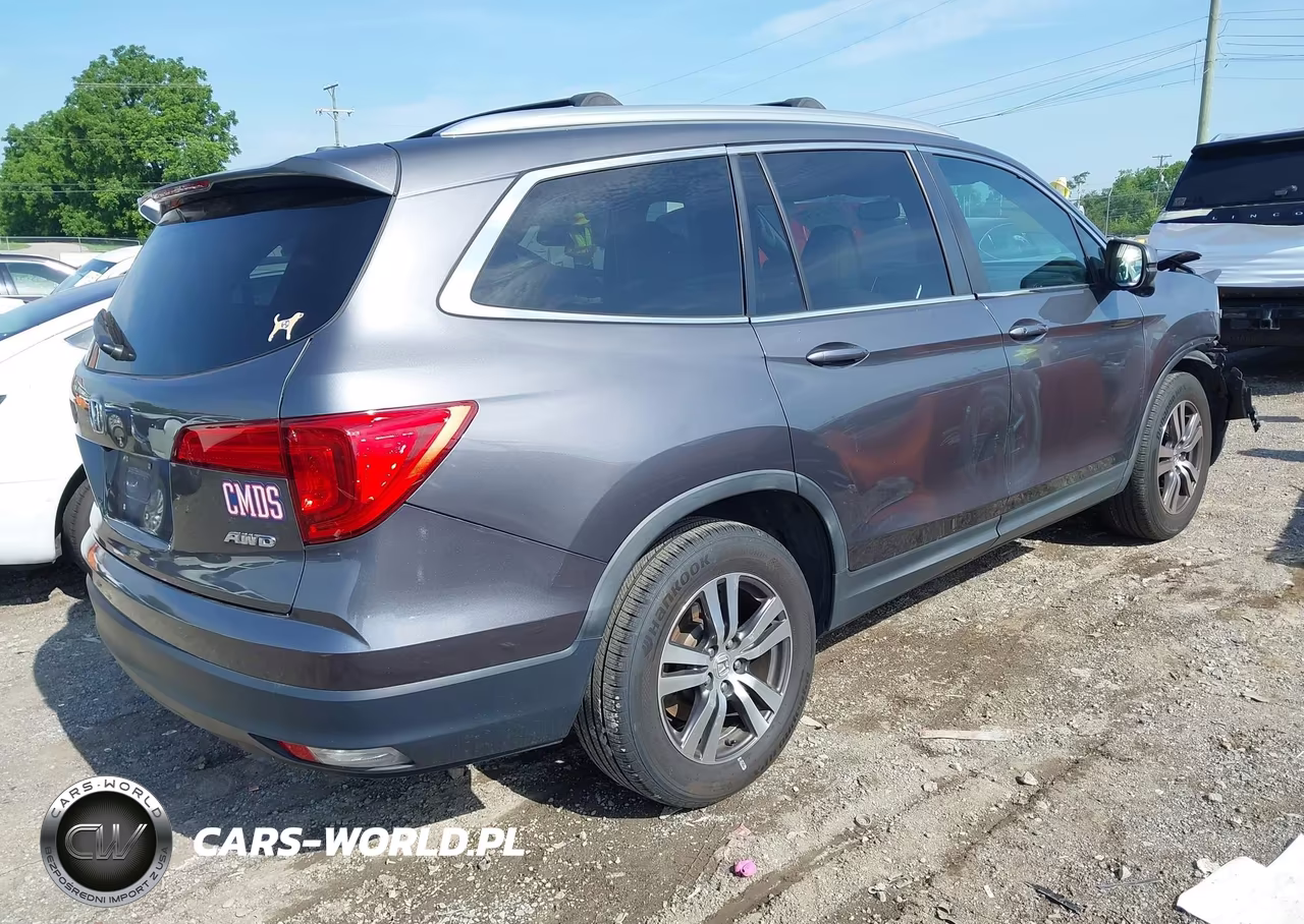 2017 Honda Pilot Ex-L VIN:5FNYF6H85HB010146 - 4