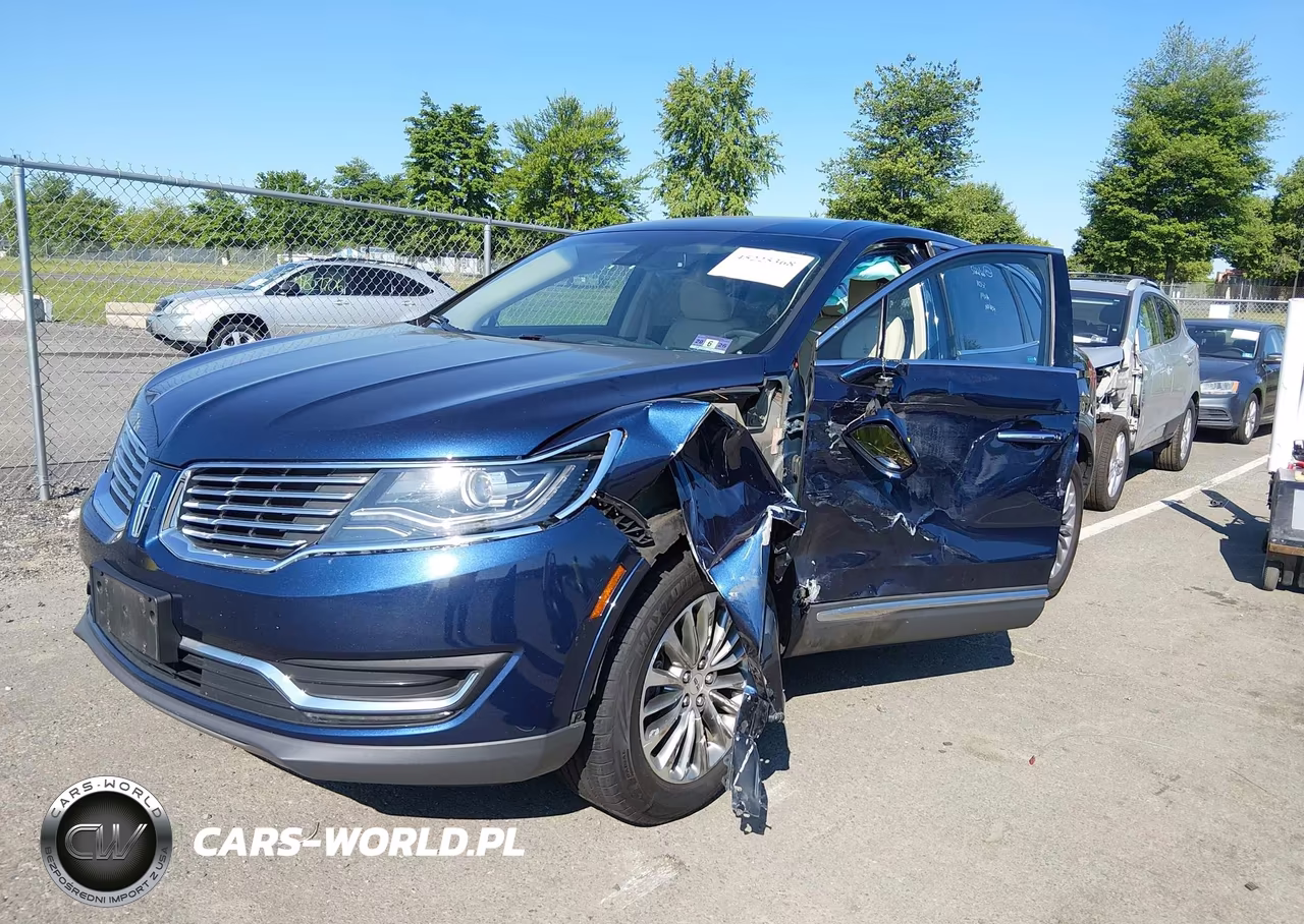 2017 Lincoln Mkx Select VIN:2LMPJ8KP0HBL37105 - 2