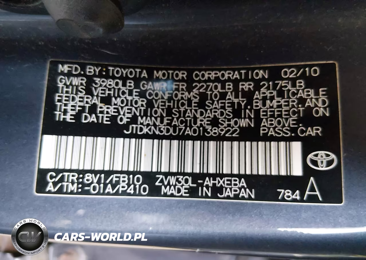 2010 Toyota Prius Ii VIN:JTDKN3DU7A0138922 - 9