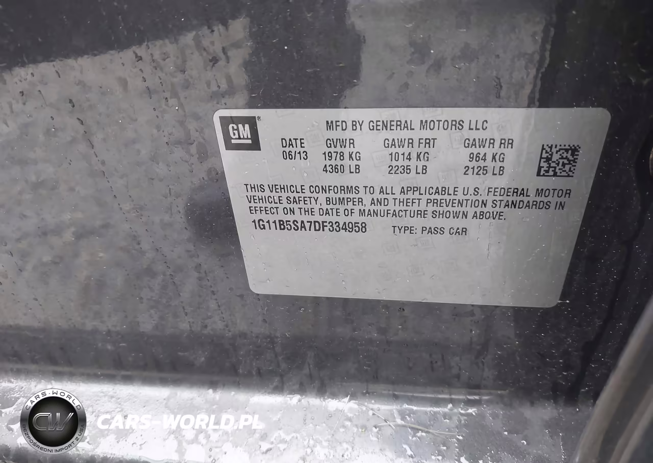 2013 Chevrolet Malibu 1Ls VIN:1G11B5SA7DF334958 - 9