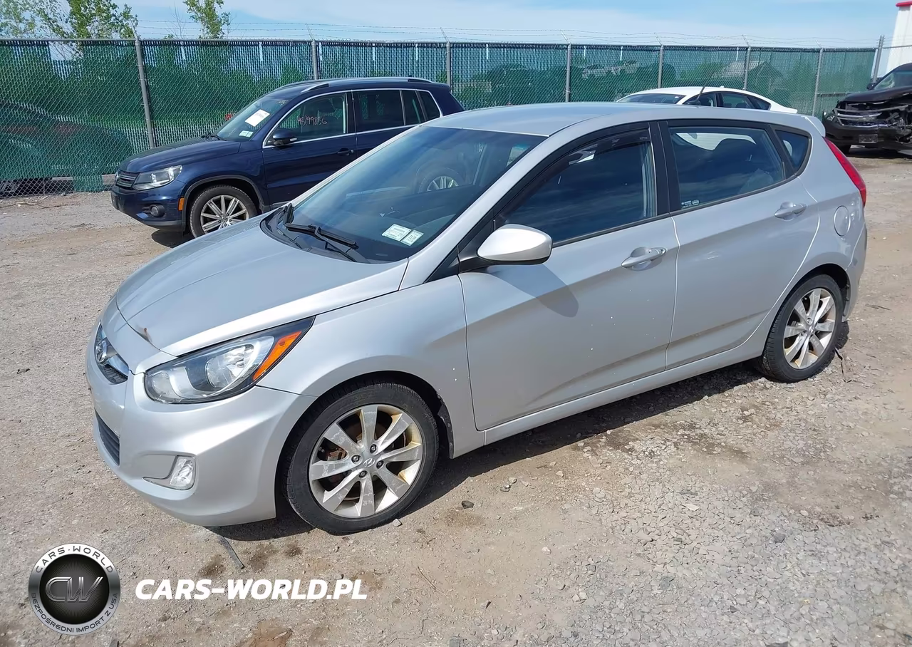 2012 Hyundai Accent Se VIN:KMHCU5AE3CU019742 - 2