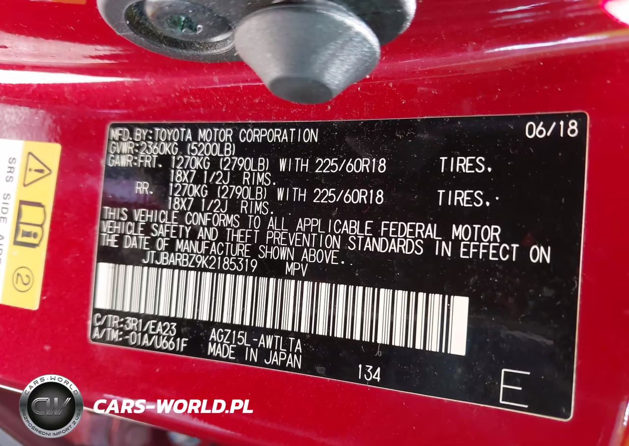 2019 Lexus Nx 300 VIN:JTJBARBZ9K2185319 - 9