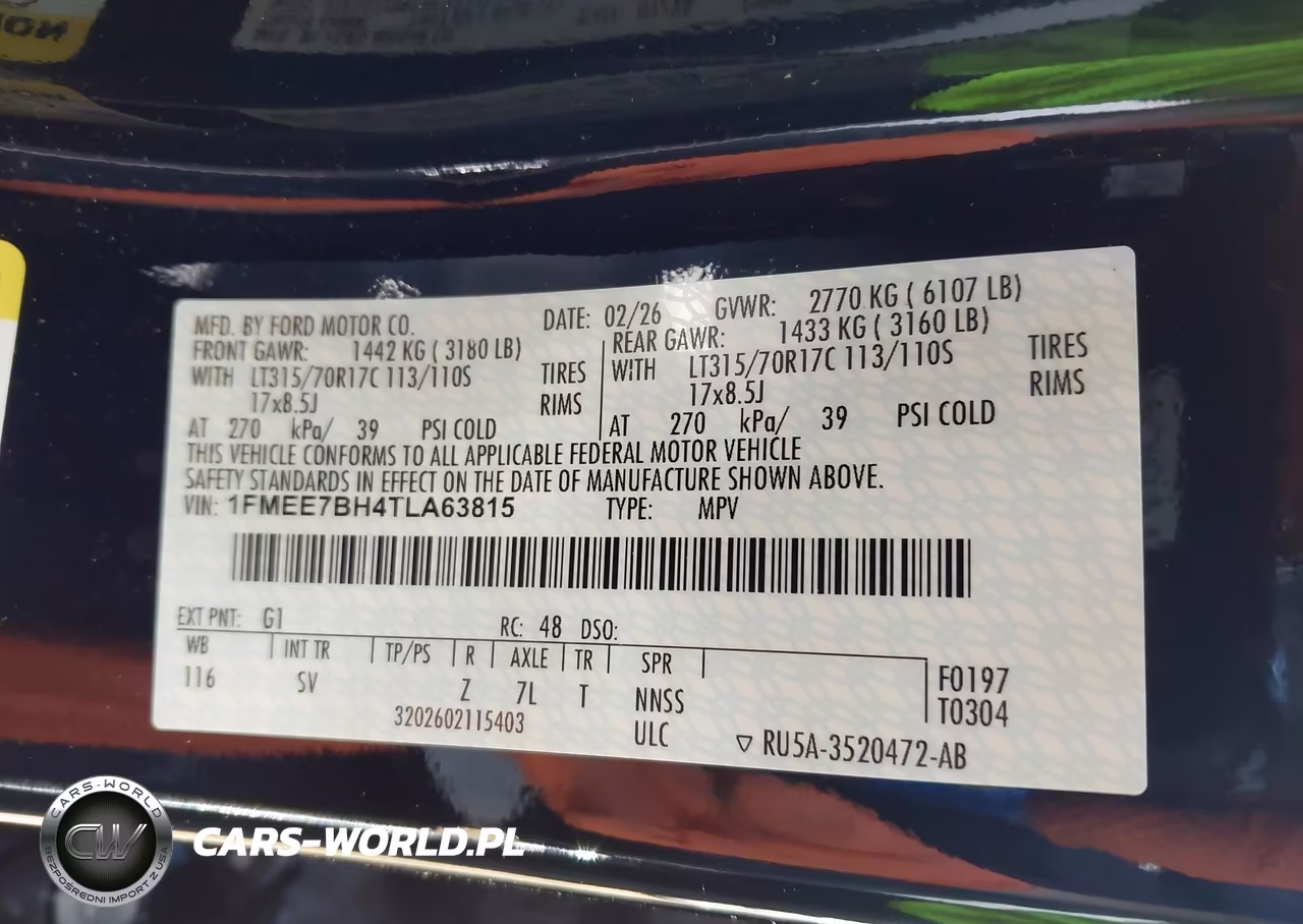 2026 Ford Bronco Big Bend VIN:1FMEE7BH4TLA63815 - 9