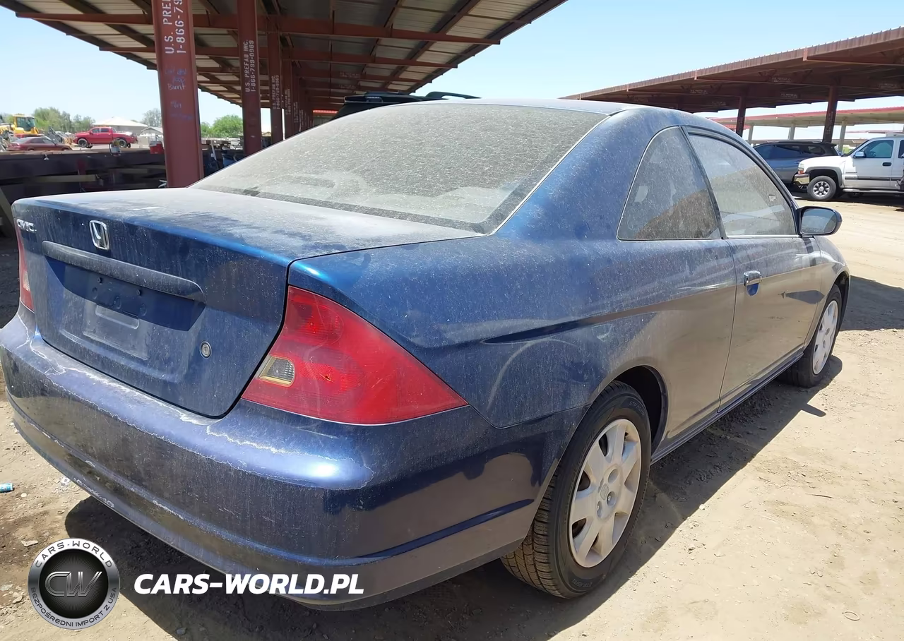 2001 Honda Civic Ex VIN:1HGEM22901L034605 - 4