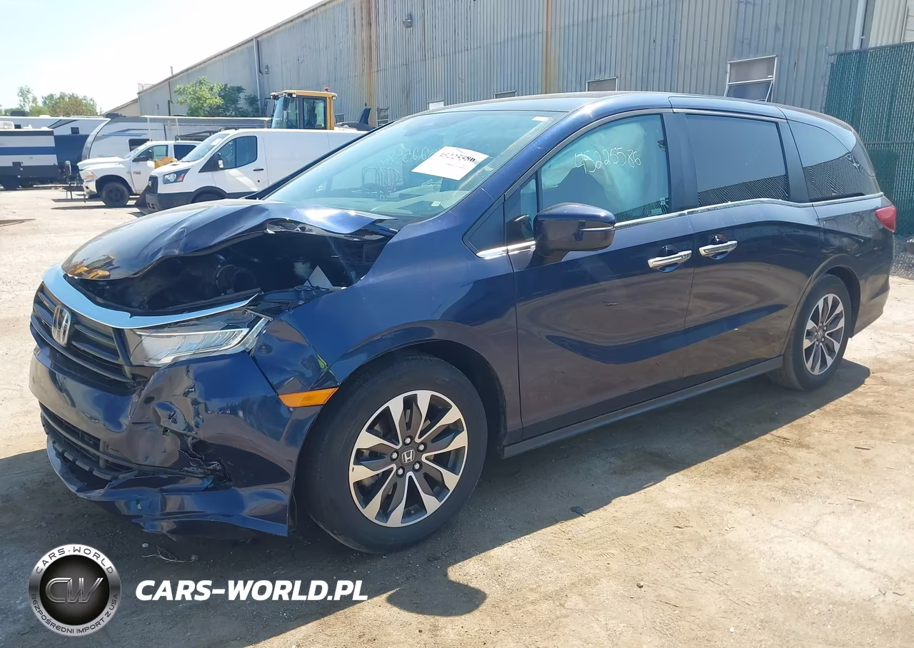 2021 Honda Odyssey Ex-L VIN:5FNRL6H78MB017607 - 2