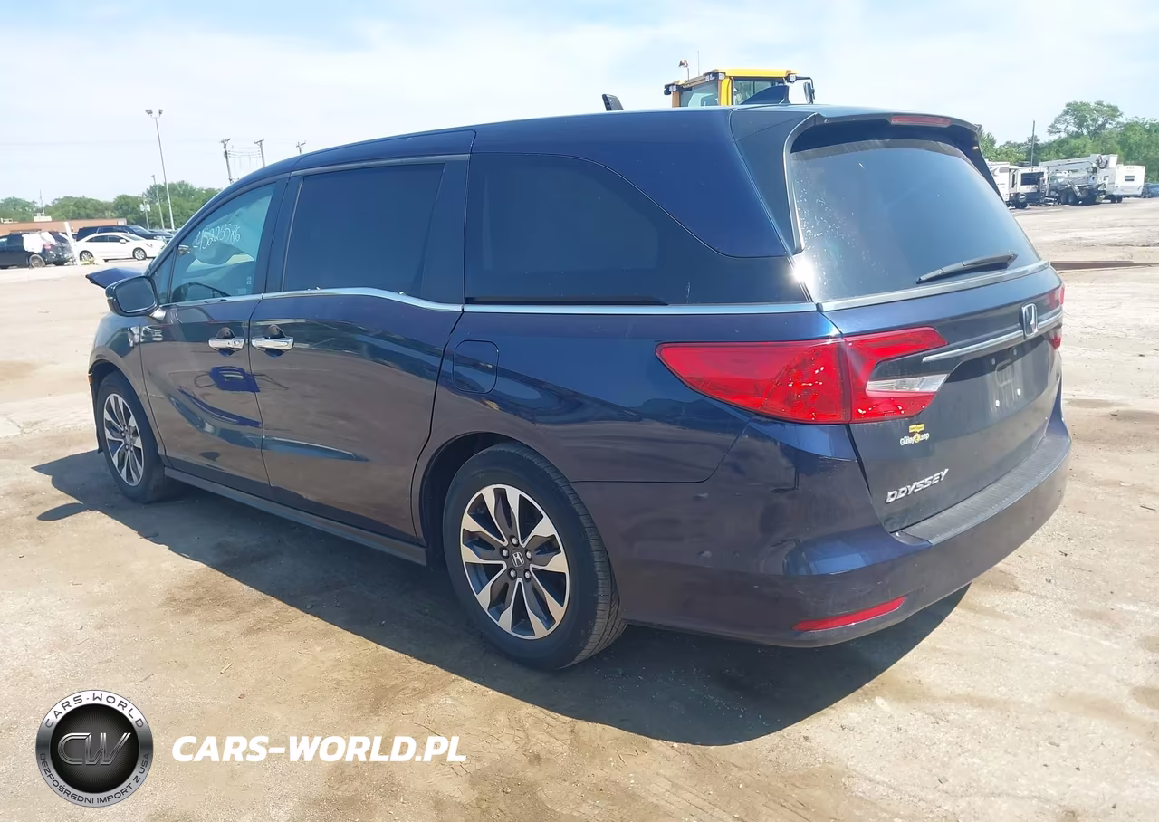 2021 Honda Odyssey Ex-L VIN:5FNRL6H78MB017607 - 3
