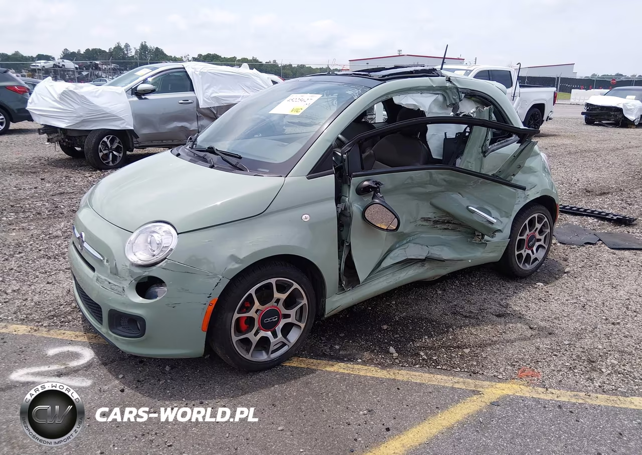 2012 Fiat 500 Sport VIN:3C3CFFBR3CT148990 - 2