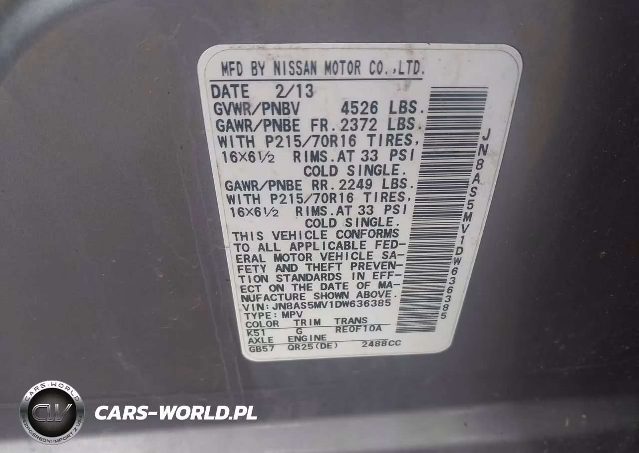 2013 Nissan Rogue S VIN:JN8AS5MV1DW636385 - 9