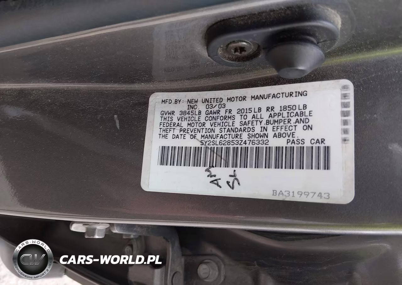 2003 Pontiac Vibe VIN:5Y2SL62853Z476332 - 9