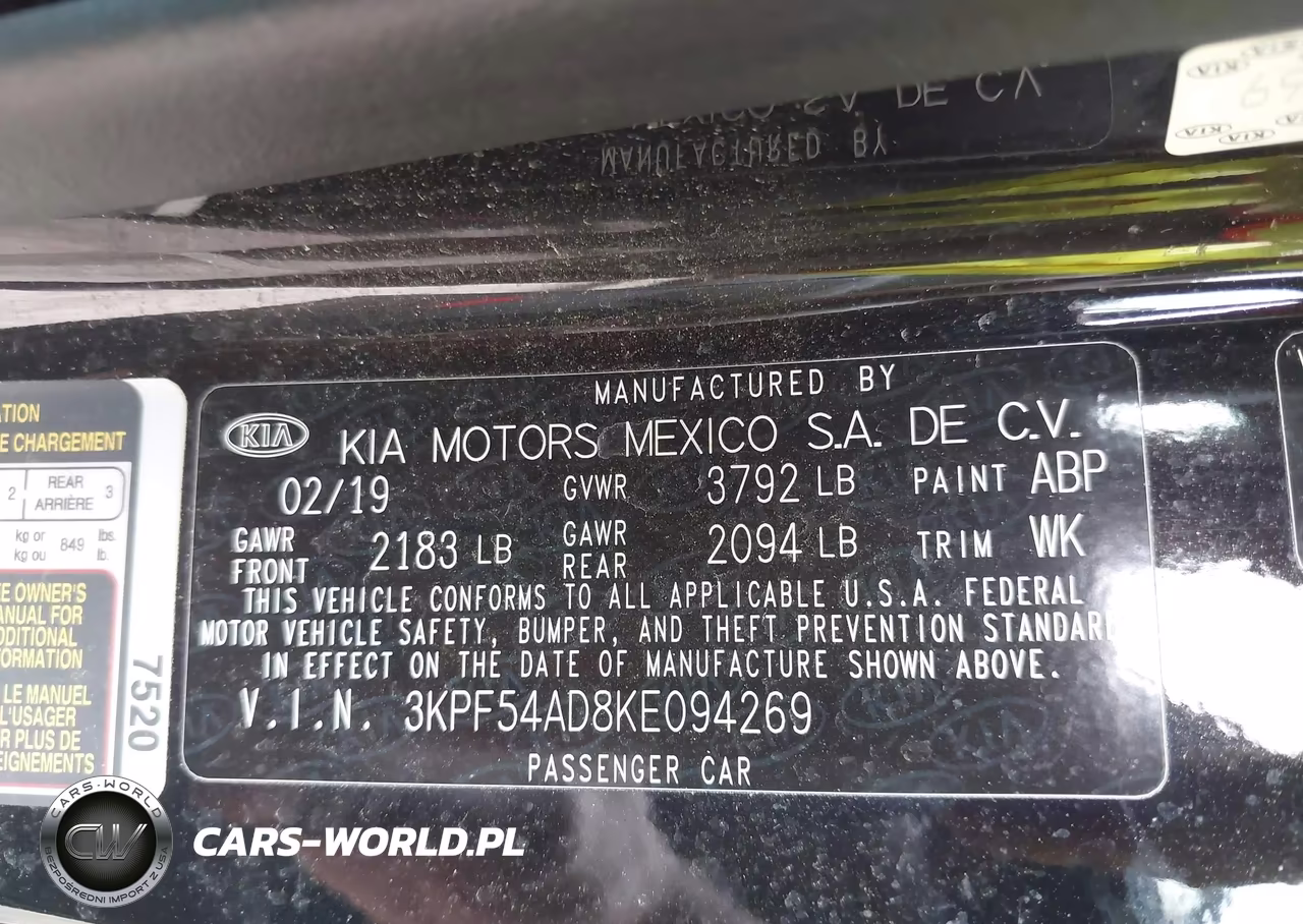 2019 Kia Forte Ex VIN:3KPF54AD8KE094269 - 9